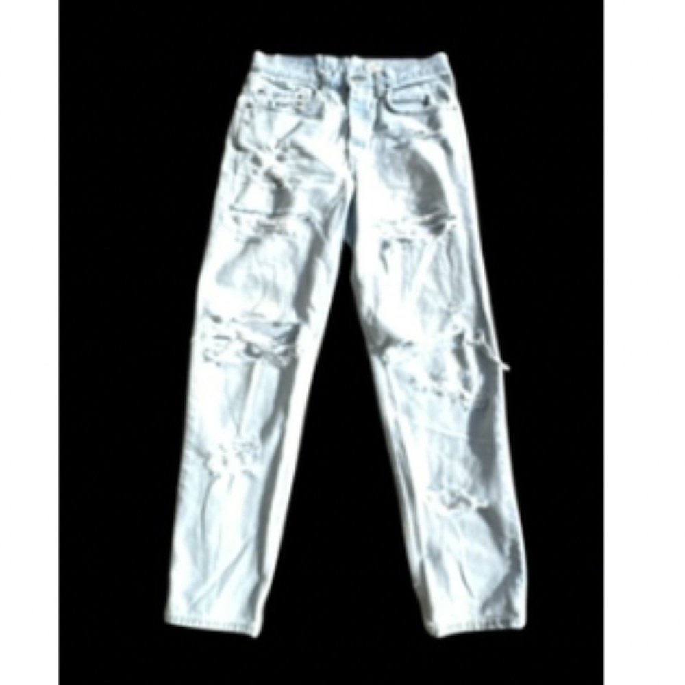 LEVI'S Men's Light Blue Distressed Jeans SZ W 32 x al 32